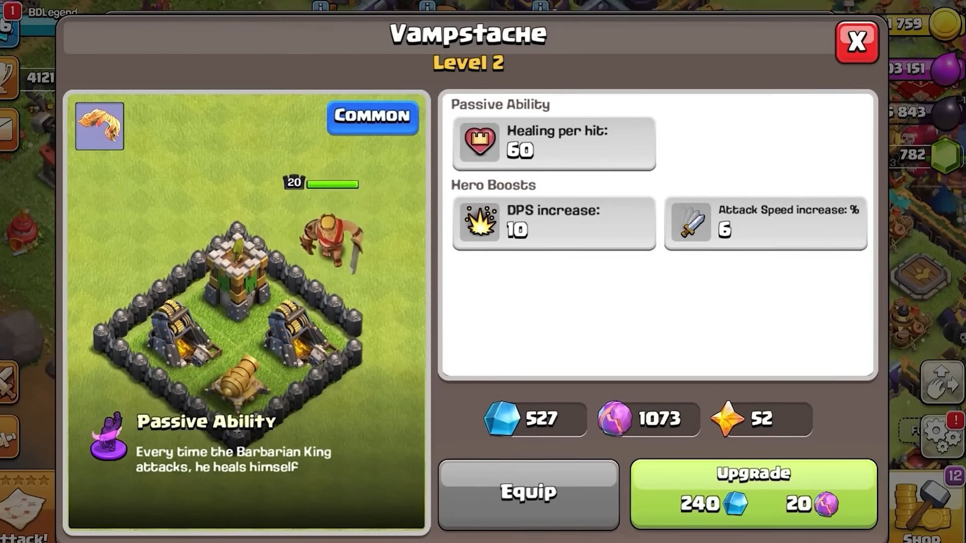 Vampstache (Image via Supercell)