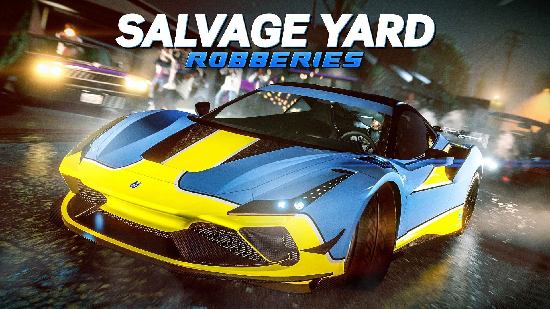 The Salvage Yard Robberies allow you to steal exotic cars (Image via Rockstar Games || GTA Wiki)