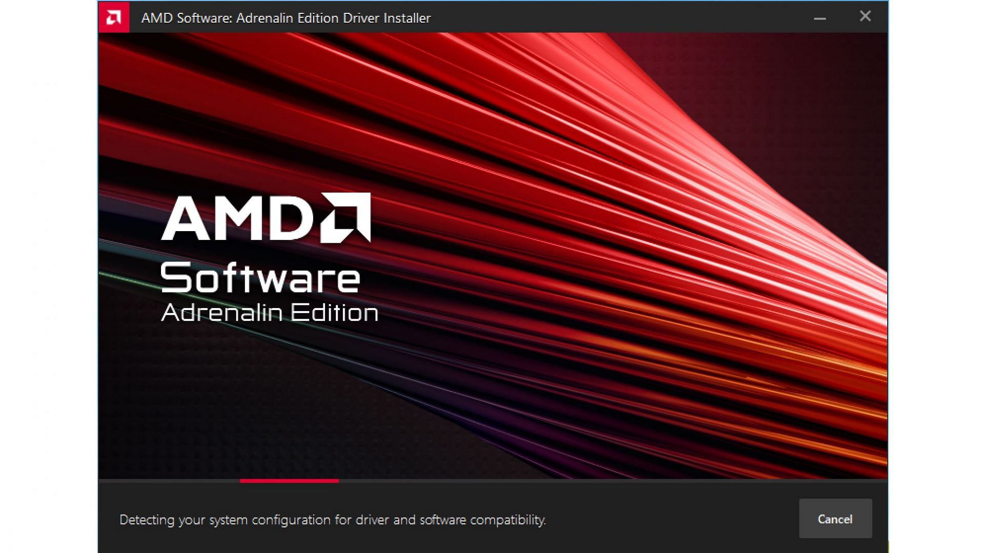 AMD APU driver installation (Image via AMD)