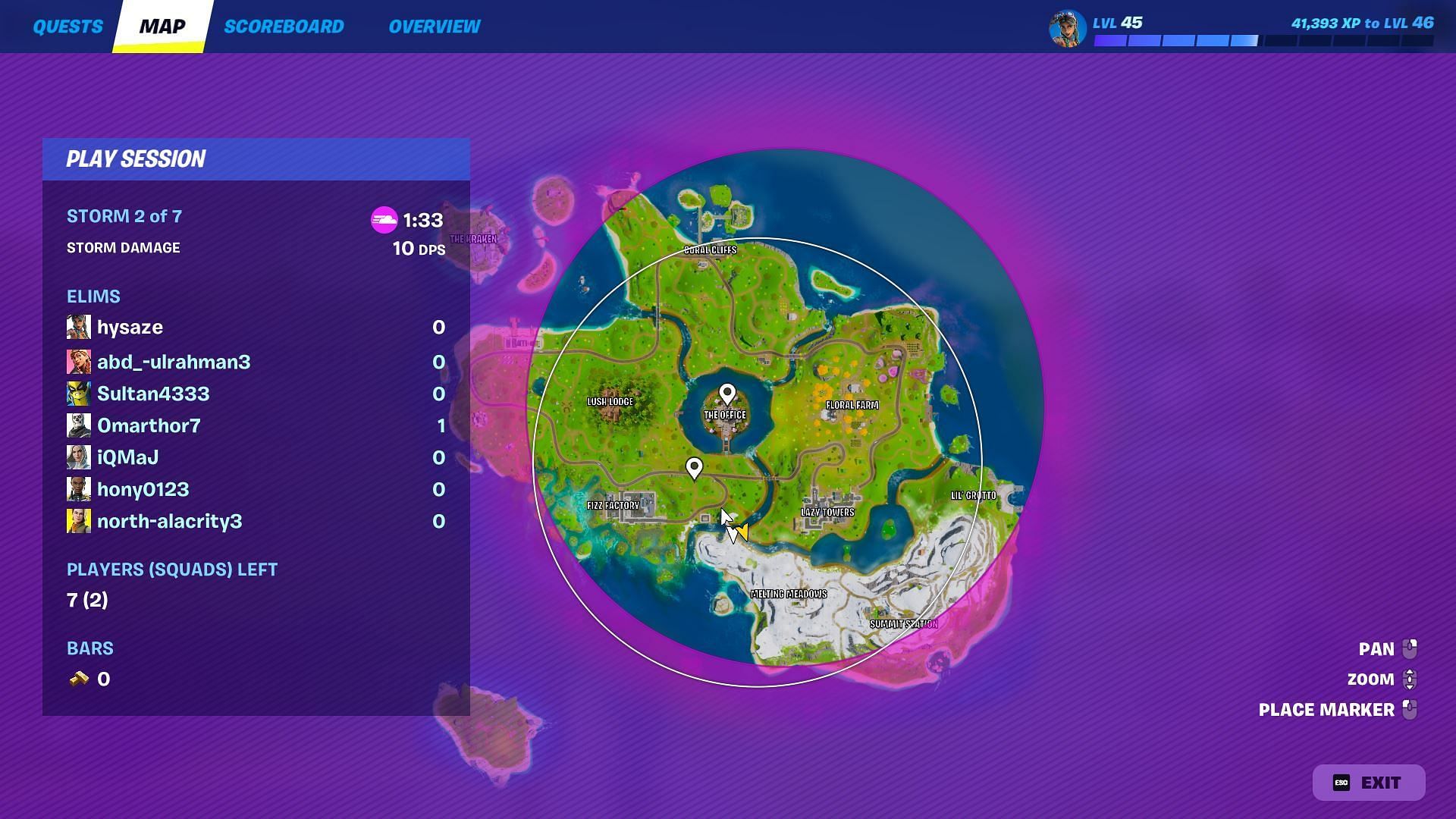 Fortnite Reboot 2 Zero Build map (Image via Epic Games)