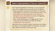 The Capturing Radiance mechanism can help players win their 50/50 (Image via HoYoverse)