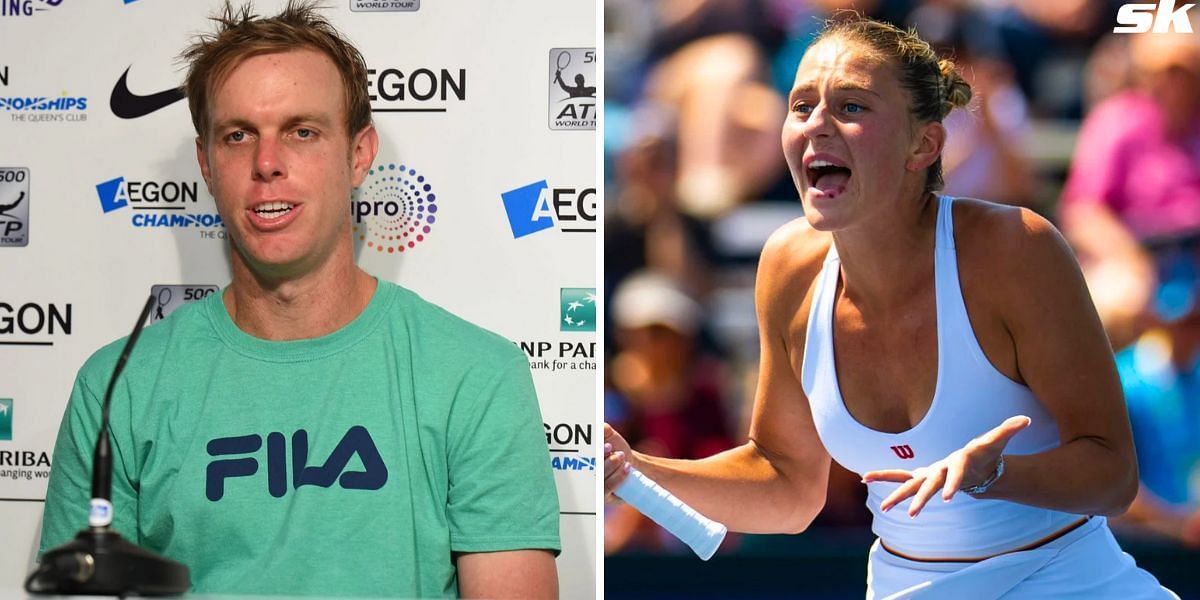 Sam Querrey (L) and Marta Kostyuk (Source: Getty)