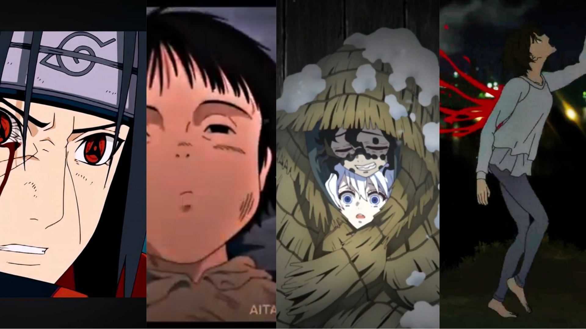 Some brutal anime scenes which destroyed the &quot;Anime is for children&quot; myth (Image via Pierrot, Ghibli, Ufotable, Aniplex)