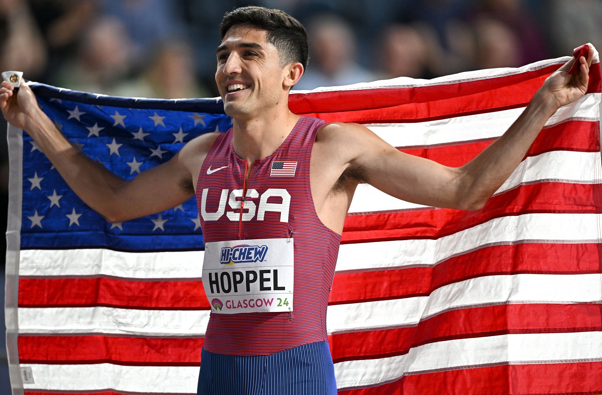 Coach Michael Whittlesey lauds Bryce Hoppel as one of the fastest 800m runners - Source: Getty