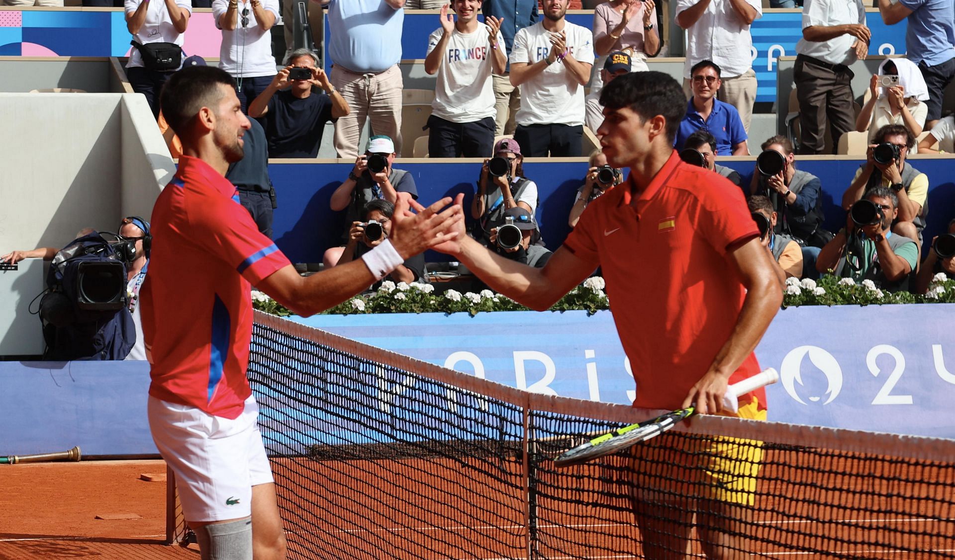 The Serb and the Spaniard at the Paris Olympics (Image Source: Getty)