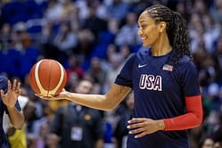 A'ja Wilson takes subtle jab at Germany's physical play with witty Instagram caption