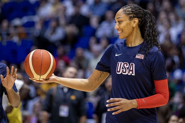 USA V Germany, Women. USA basketball showcase. - Source: Getty