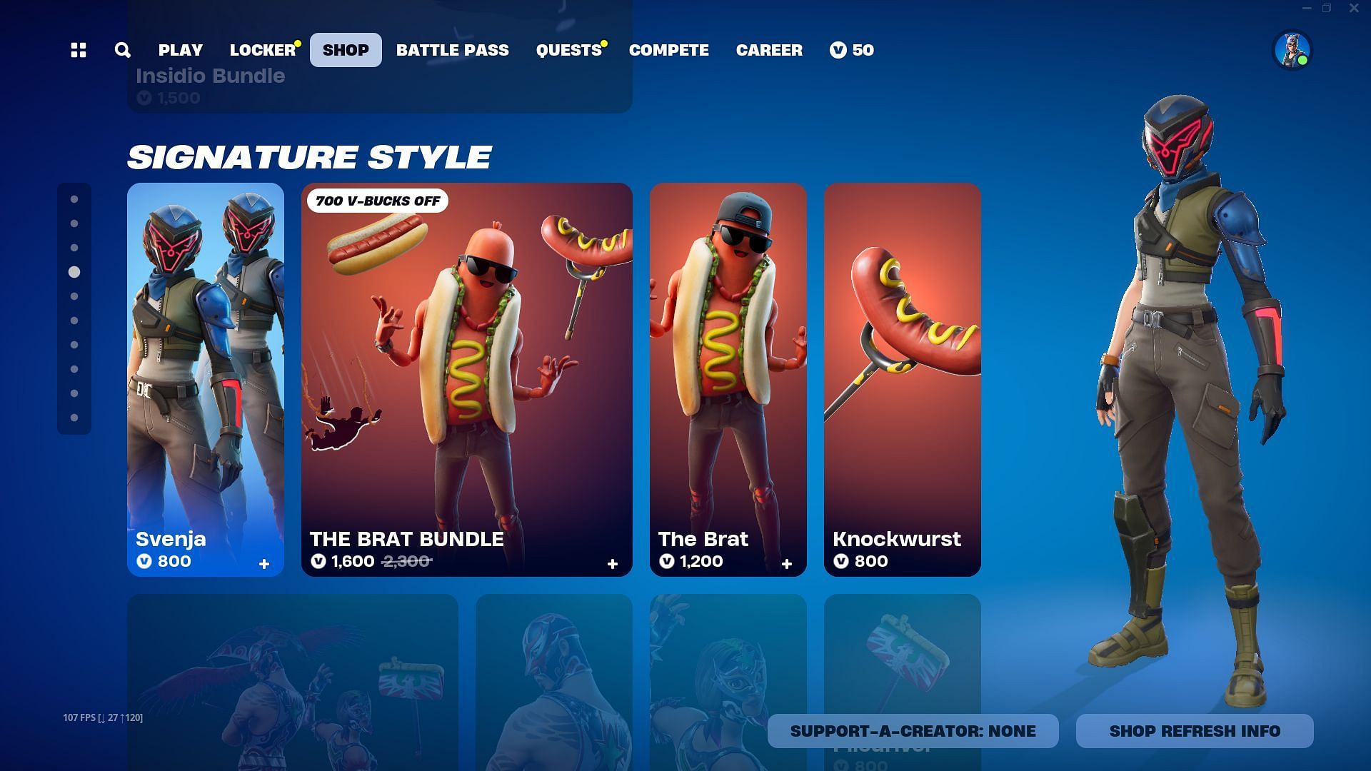 You can purchase the Svenja skin in Fortnite (Image via Epic Games)