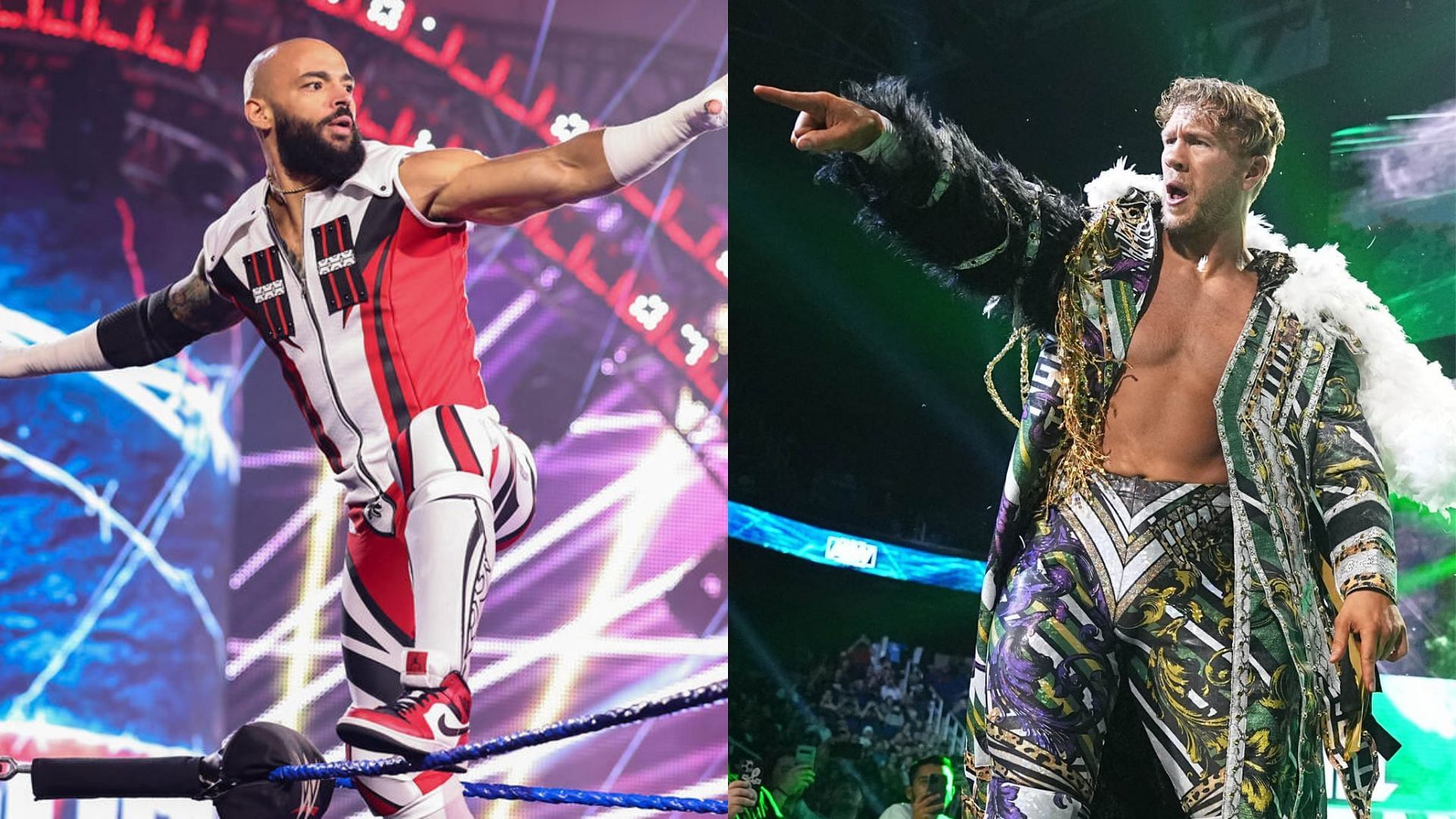 Ricochet (left) and Will Ospreay (right). (Image credits: wwe.com &amp; Will Ospreay