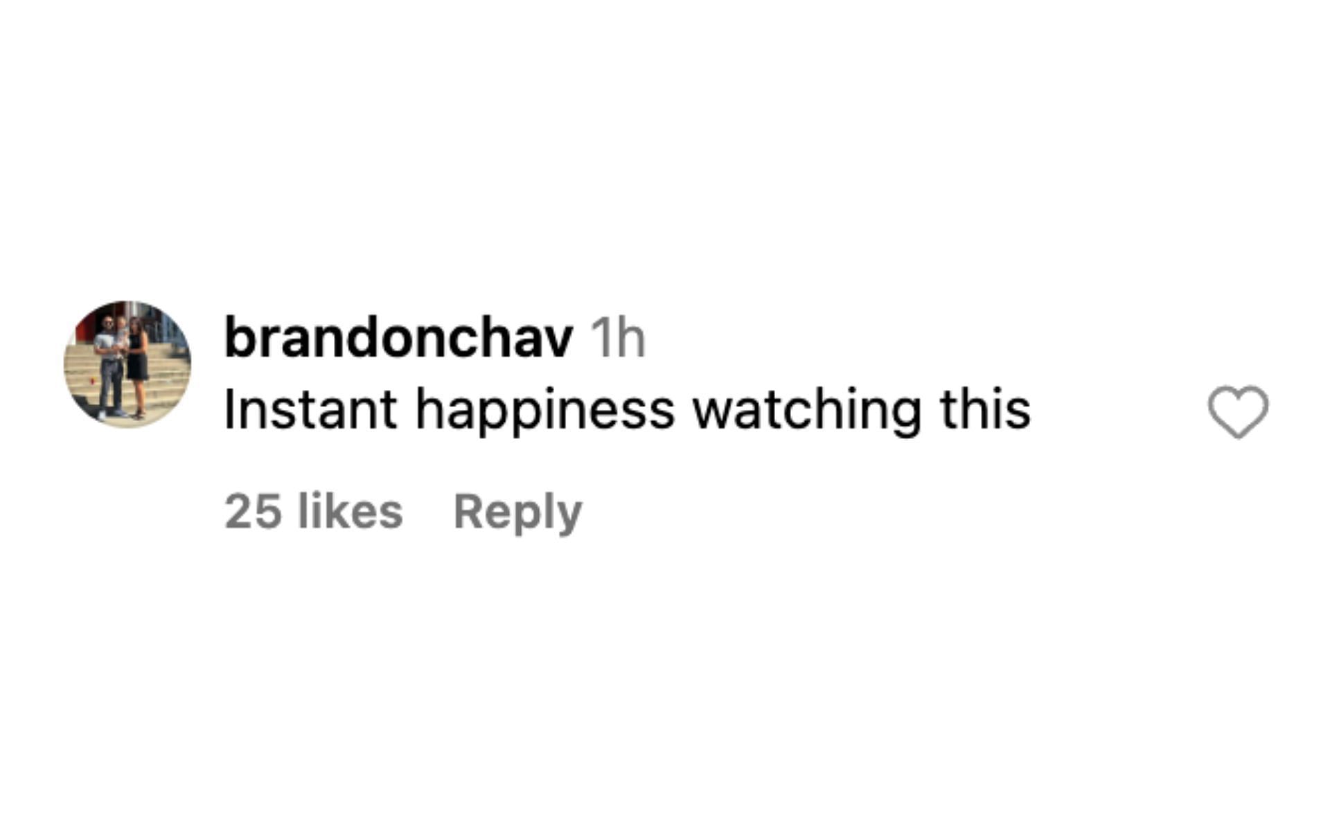 Fan reacting to Joe Rogan&#039;s dog video. [via @joerogan on Instagram]