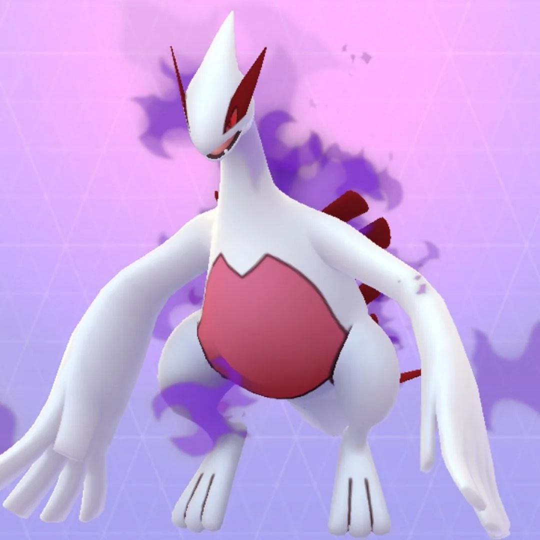 Shiny Shadow Lugia in Pokemon GO (Image via TPC)