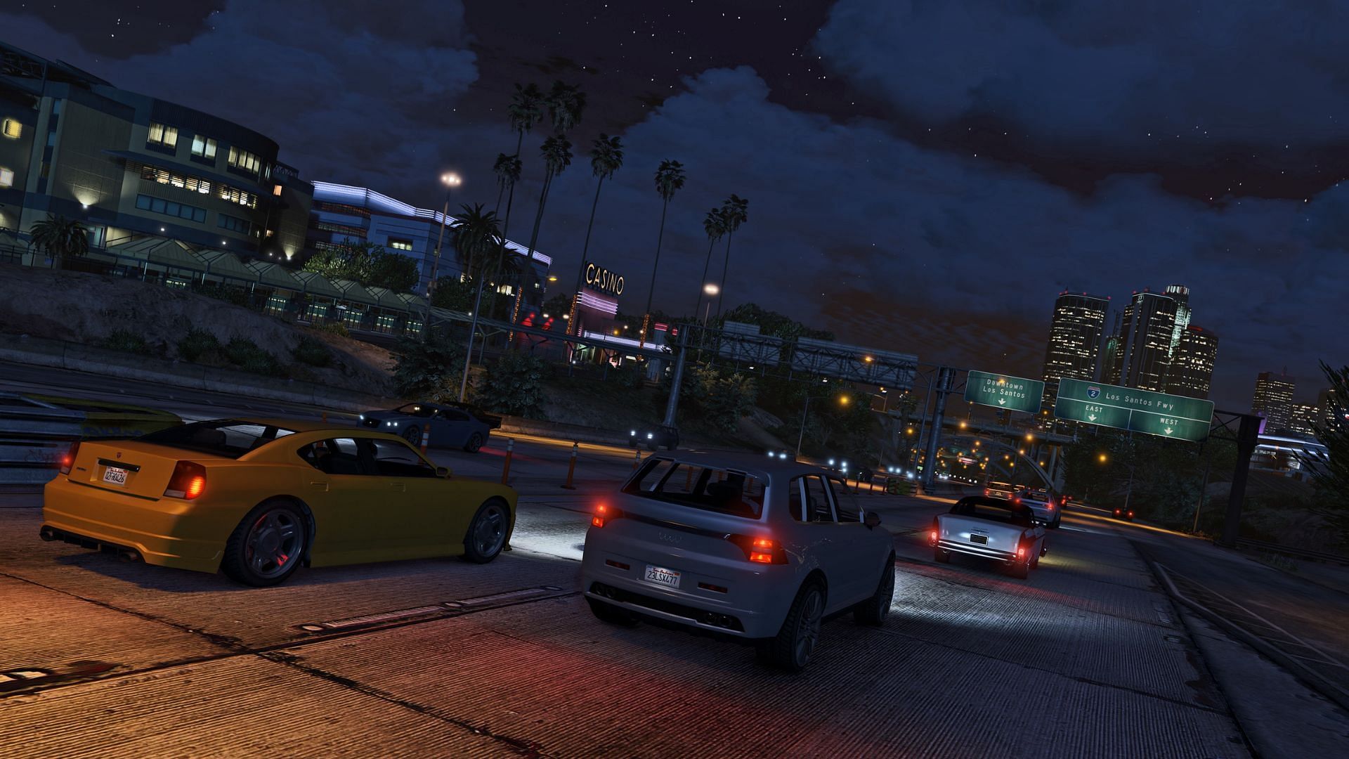 Stealing and selling cars is one of the best ways to play GTA Online while making a profit (Image via Rockstar Games)