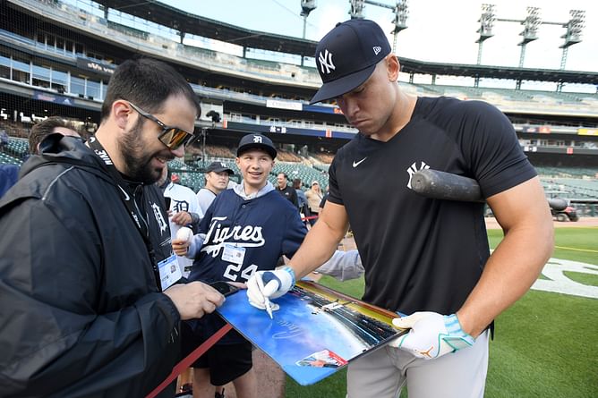 In Photos: Aaron Judge, Juan Soto & other Bronx Bombers move special young fan to tears with heartwarming gestures