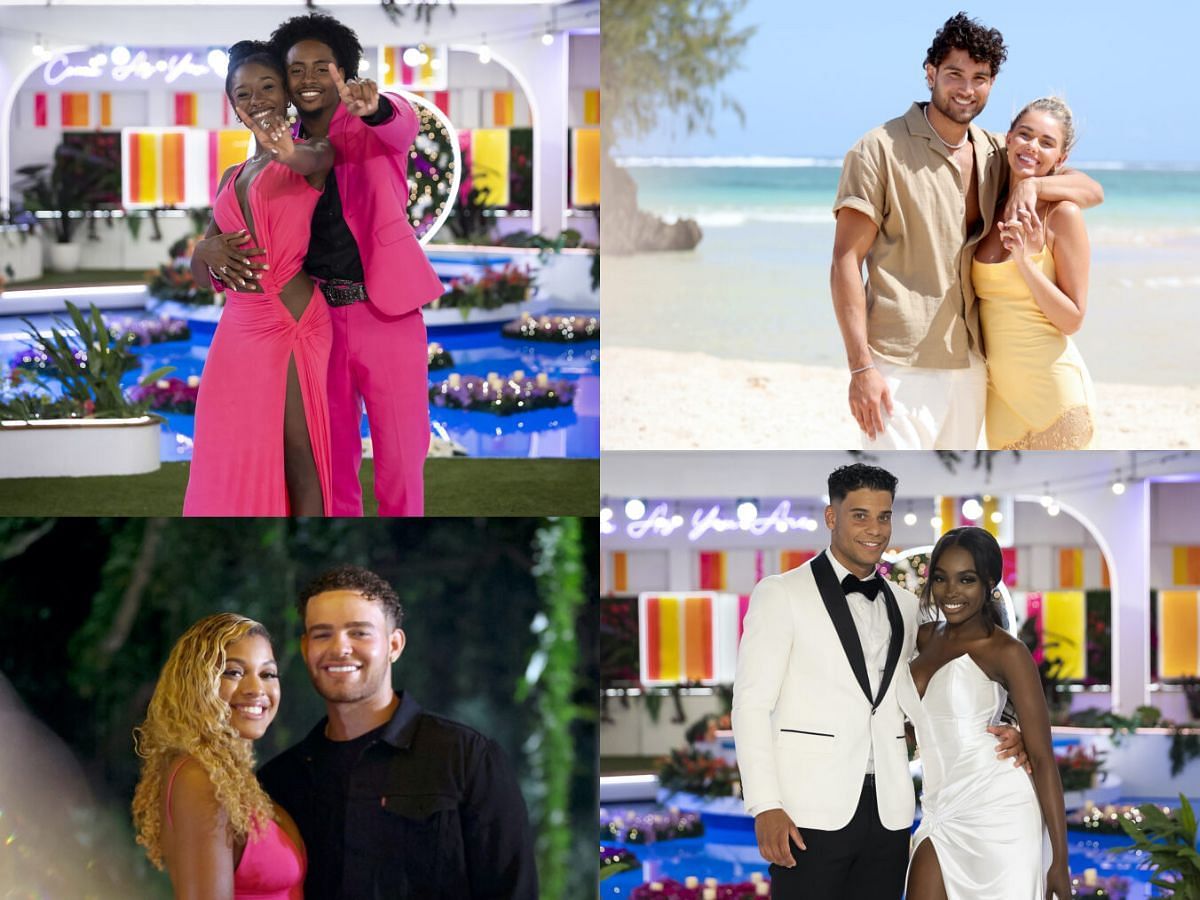 Love Island Couples (Image via Peacock)