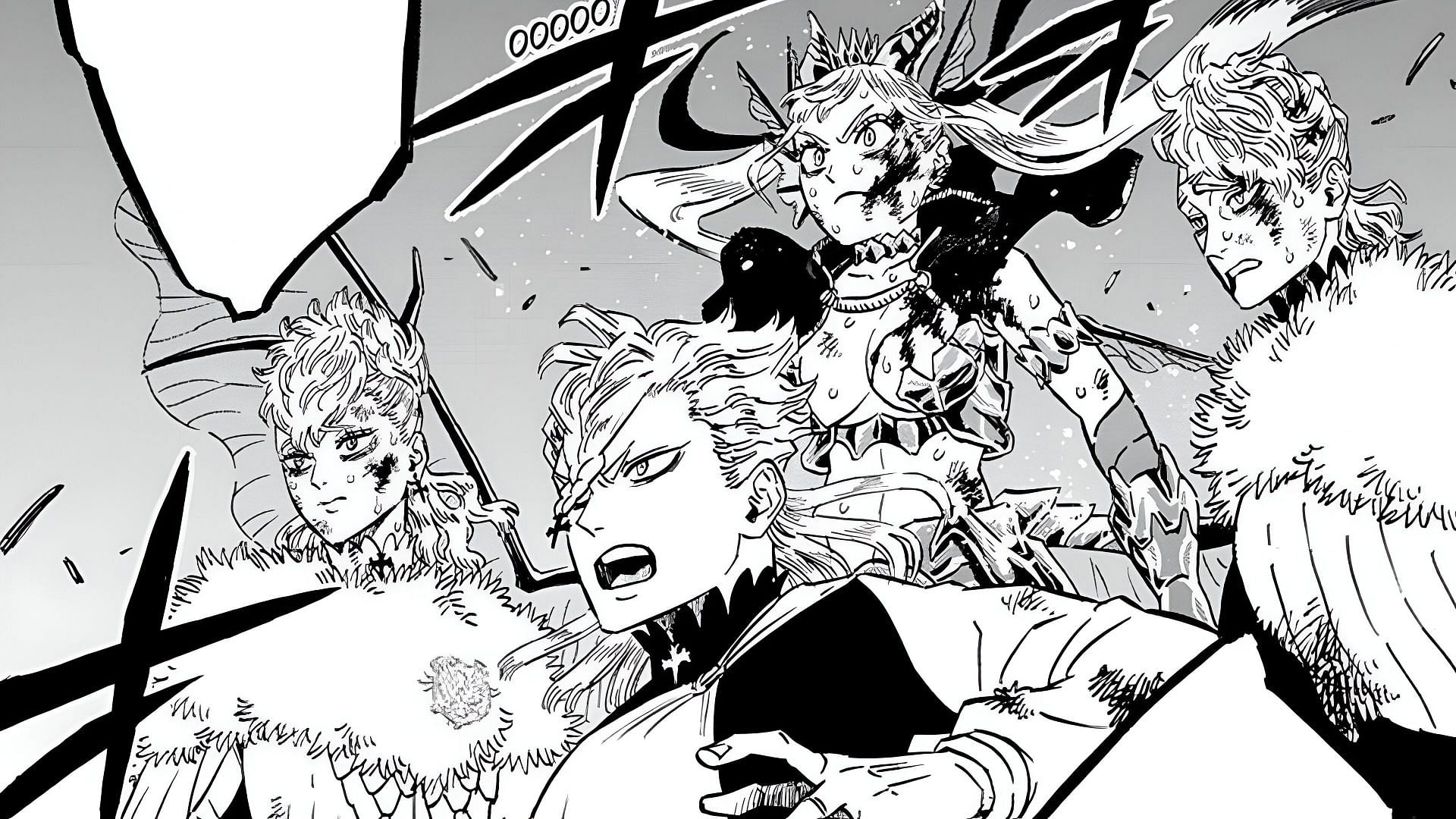 The Silva Siblings as seen in Black Clover Chapter 372 (Image via Shueisha)