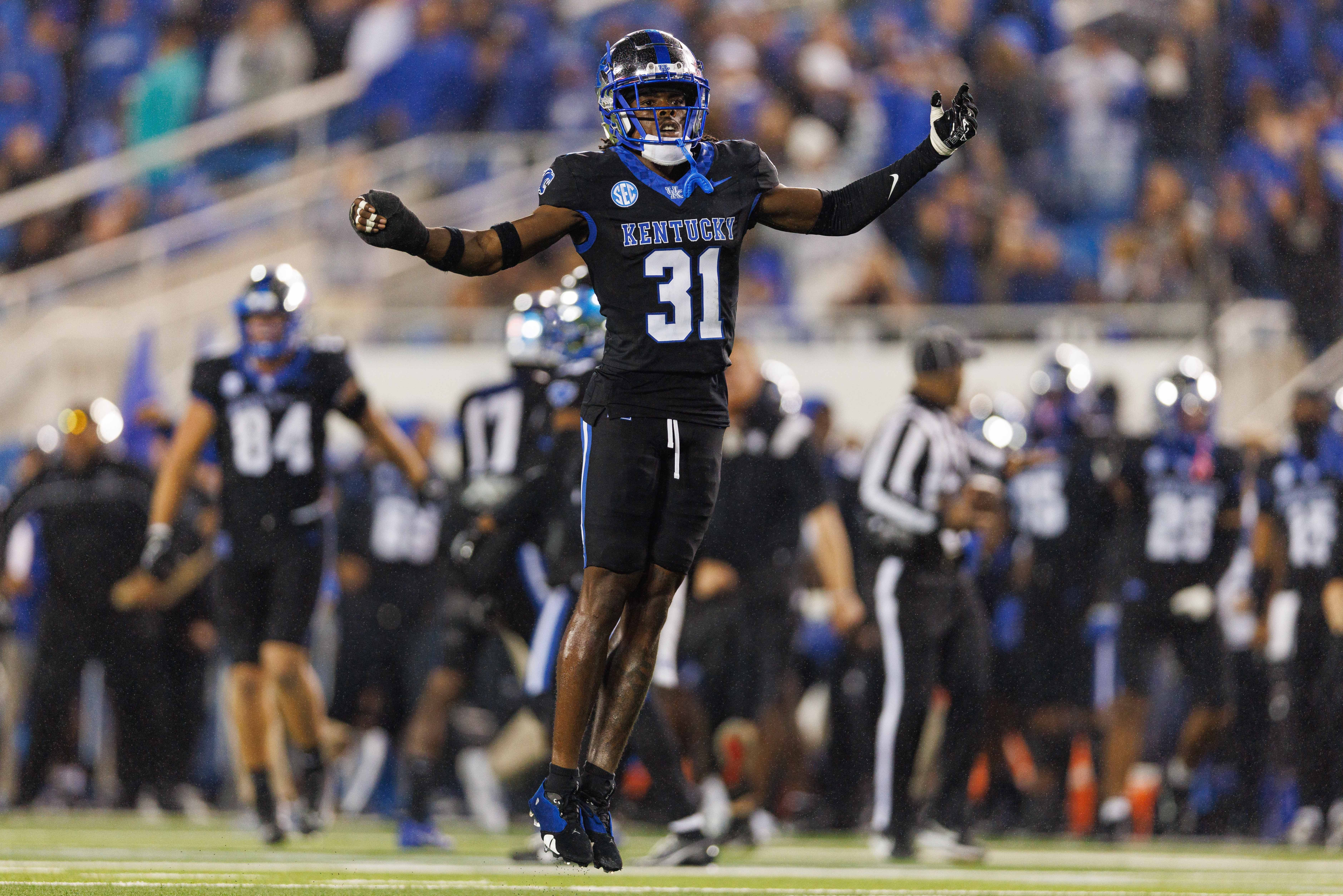 Kentucky cornerback Maxwell Hairston will likely be an important part of UK&#039;s 2024 defense. (Photo Credit: IMAGN)