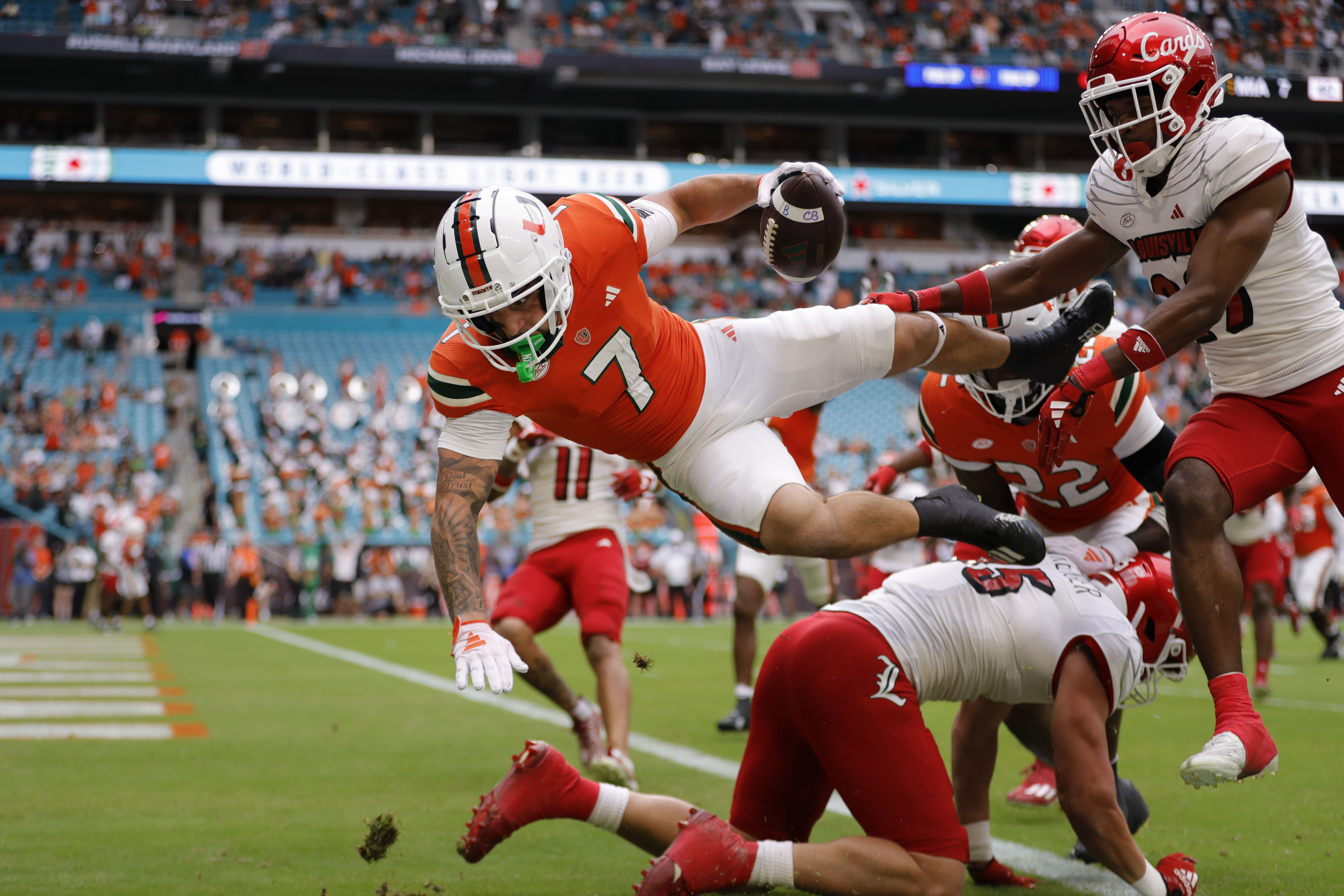 Miami wide receiver &lt;a href=&#039;https://www.sportskeeda.com/college-football/xavier-restrepo&#039; target=&#039;_blank&#039; rel=&#039;noopener noreferrer&#039;&gt;Xavier Restrepo&lt;/a&gt; has a big Week 1 challenge against Florida. (Photo Credit: IMAGN)