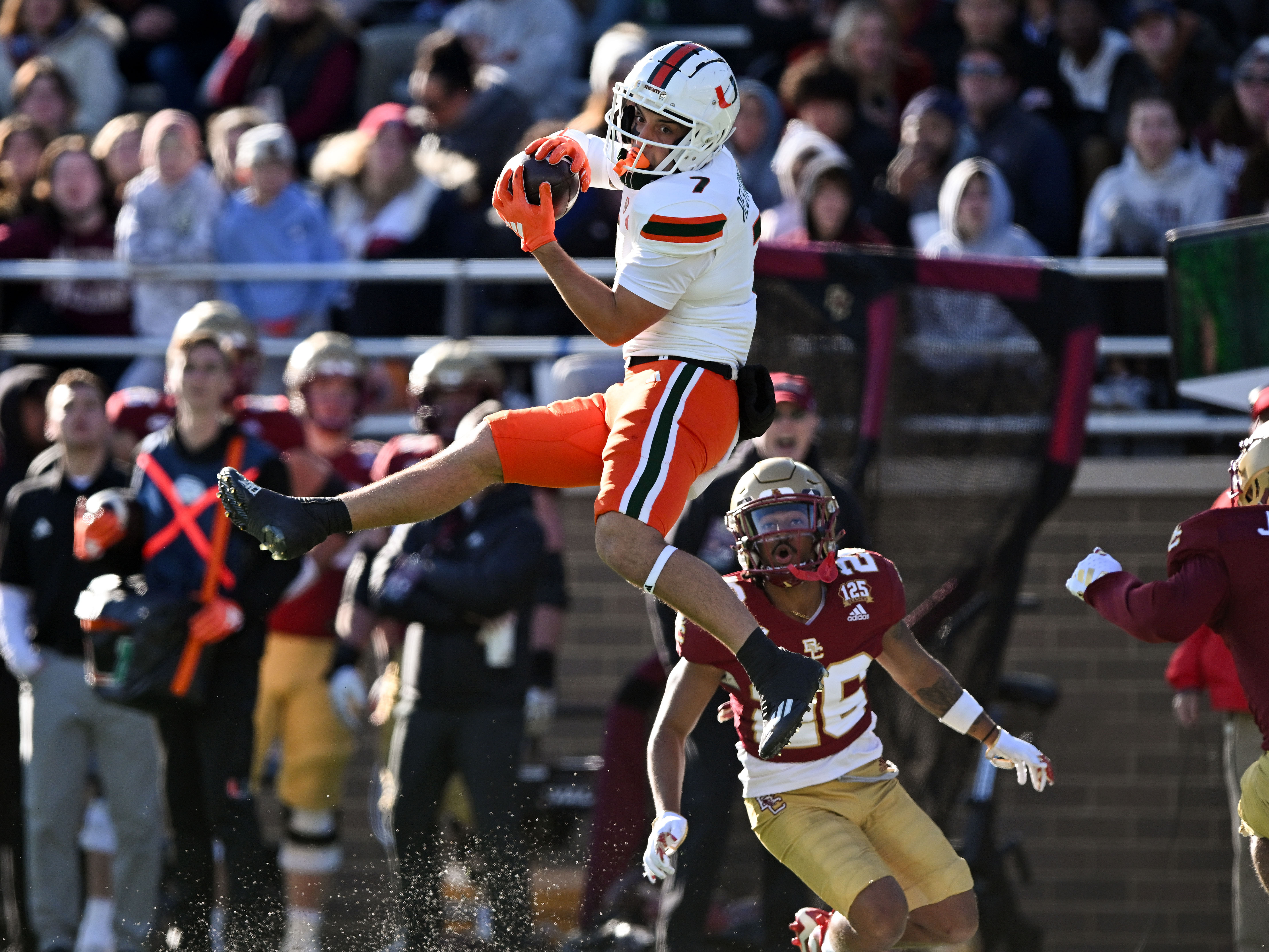 Miami&#039;s Xavier Restrepo has a big Week 1 battle with Florida. (Image Credit: IMAGN)