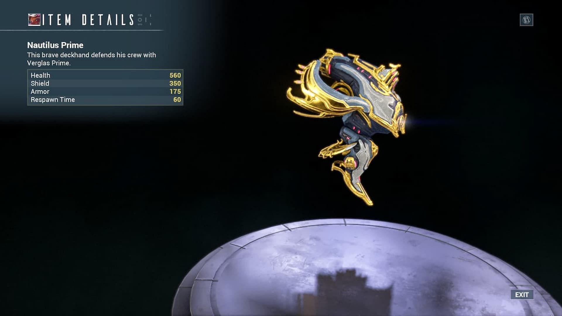 How to get Nautilus Prime in Warframe