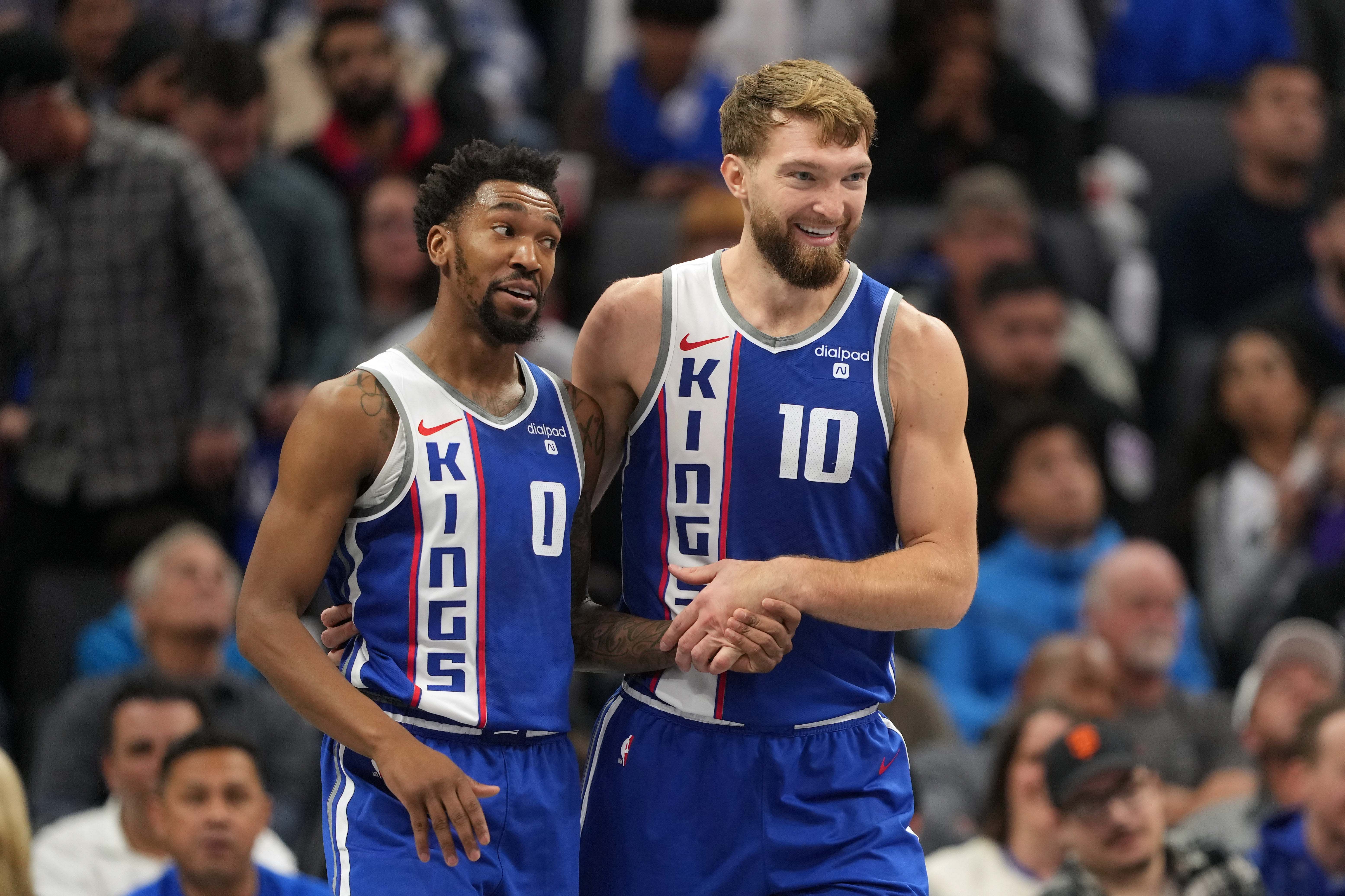 Domantas Sabonis &#039;surprised&#039; Malik Monk returned to the Kings. (Photo: IMAGN)