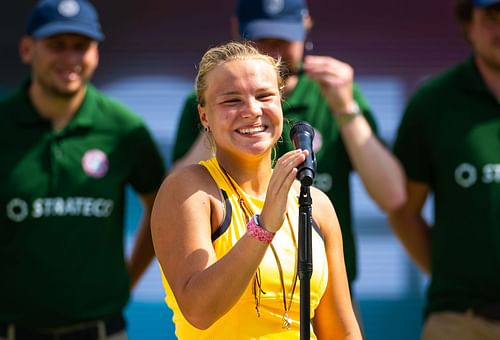 Diana Shnaider is the 14th seed at the Canadian Open 2024. (Photo: Getty)