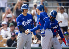 "Big 3 of LA" - FOCO drops limited edition bobbleheads of Dodgers' stars Shohei Ohtani, Mookie Betts and Freddie Freeman