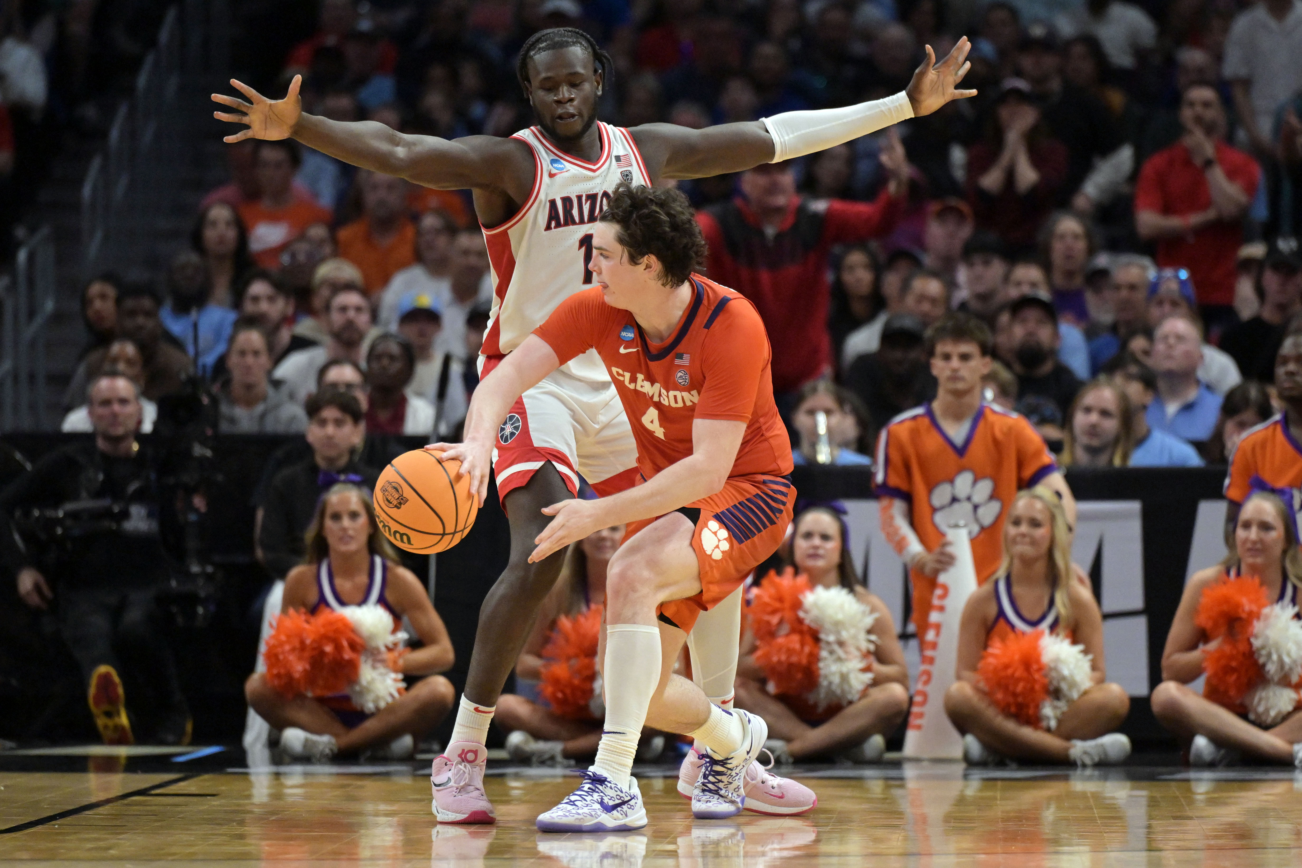 Indiana big man Oumar Ballo when he was with Arizona last season. (Image Source: IMAGN)