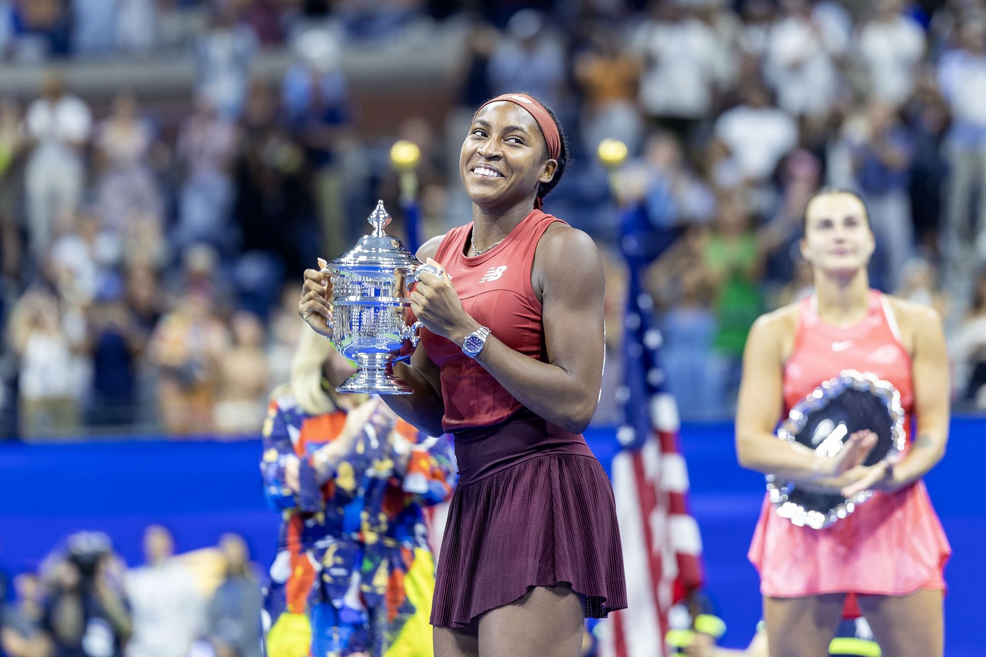 Coco Gauff is the defending US Open champion.