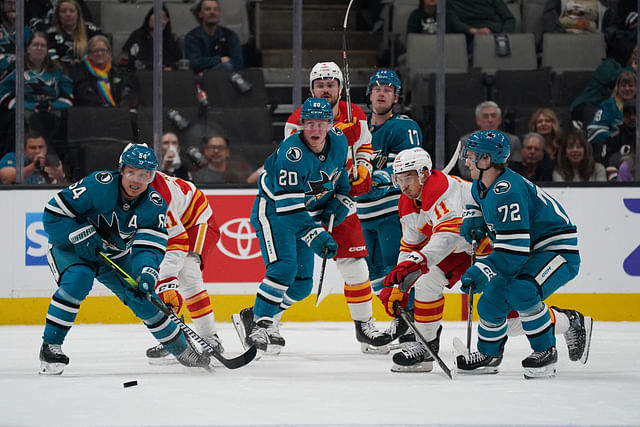 NHL: Calgary Flames at San Jose Sharks - Source: Imagn