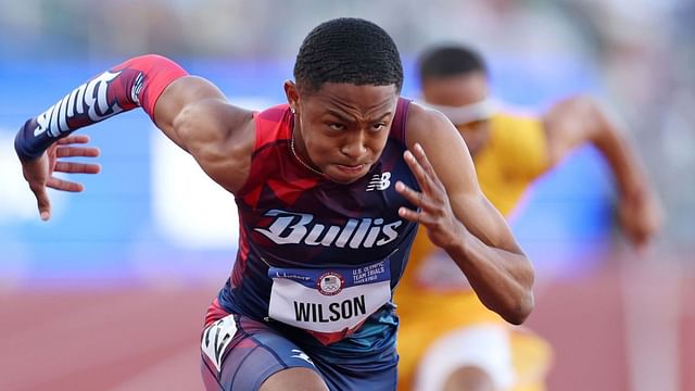 Quincy Wilson, the youngest male track and field Olympian from USA [Image Source: Getty]