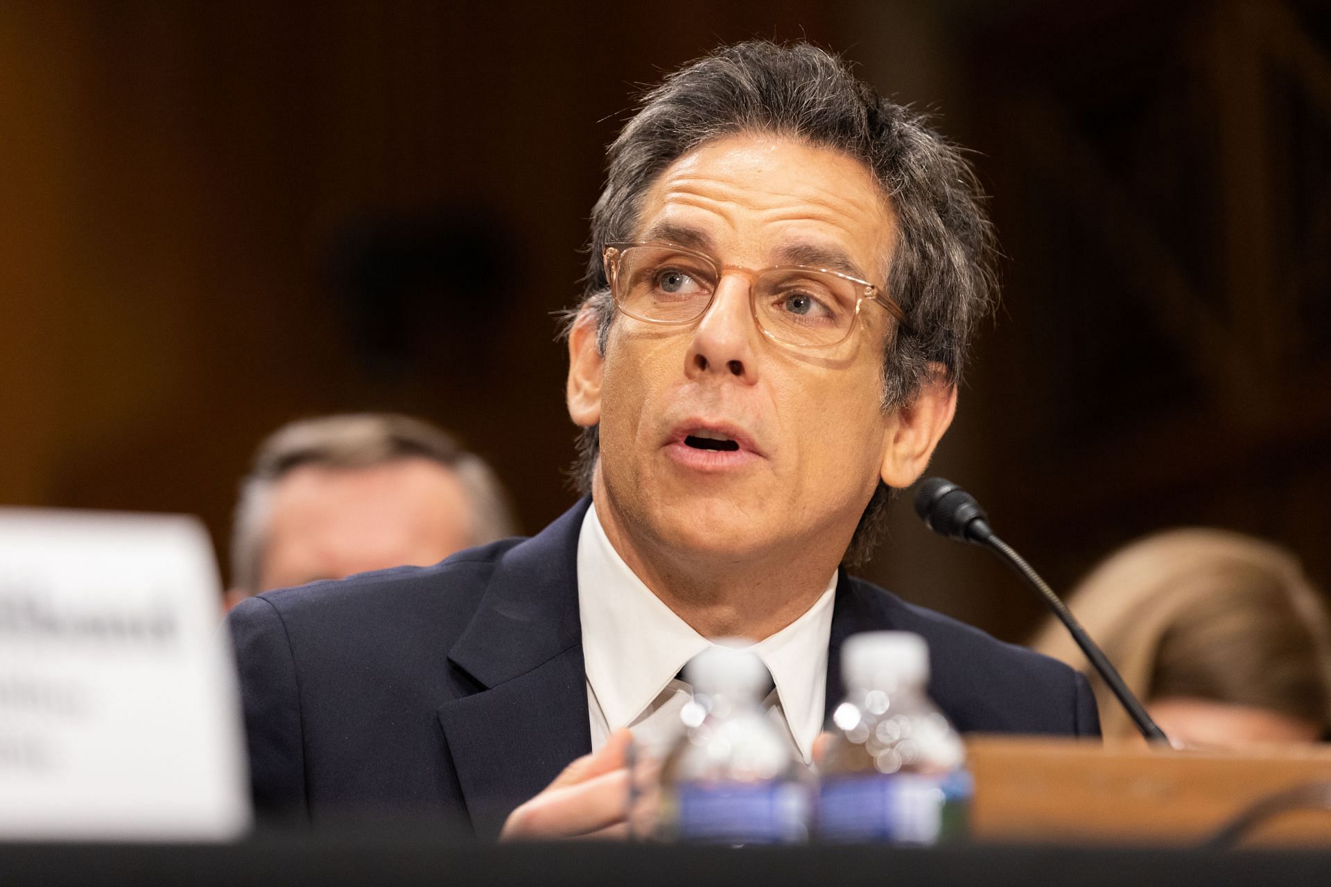 Actor Ben Stiller Attends Senate Foreign Relations Committee Hearing On Humanitarian Impact Of Syrian War - Source: Getty