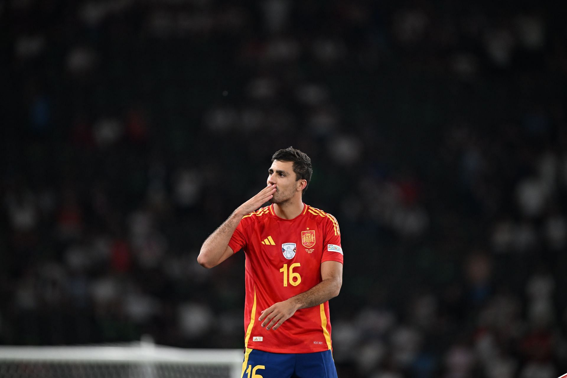 Rodri has admirers at the Santiago Bernabeu