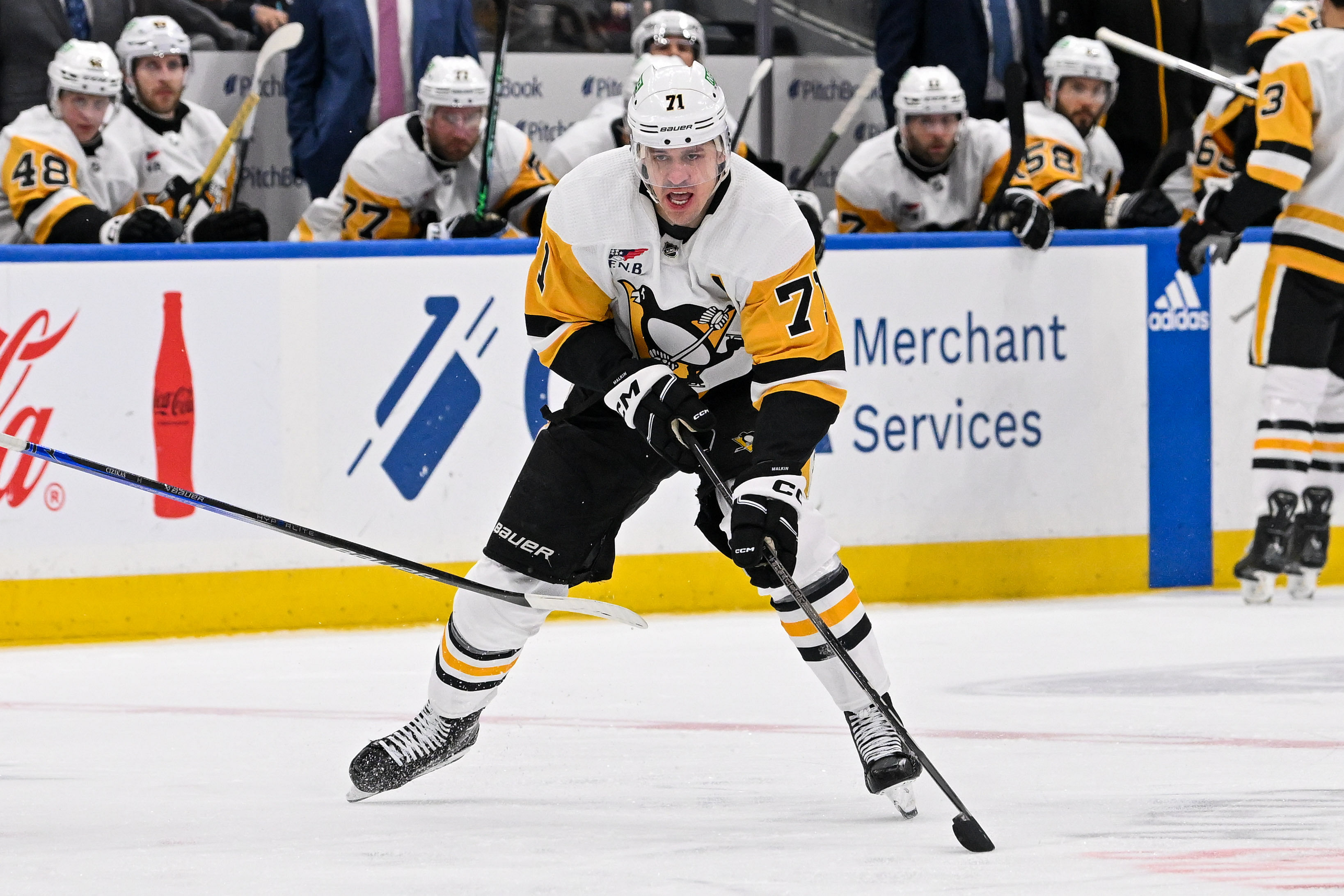 Evgeni Malkin is likely to regress in 2024 (Imagn)