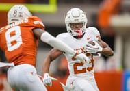 Running back Jaydon Blue has likely become the starter in UT's fall camp. (Photo credit: IMAGN)