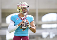 A comeback ACC season for Florida State QB DJ Uiagalelei would be a great college football story, but it seems pretty unlikely. (Photo credit: IMAGN)