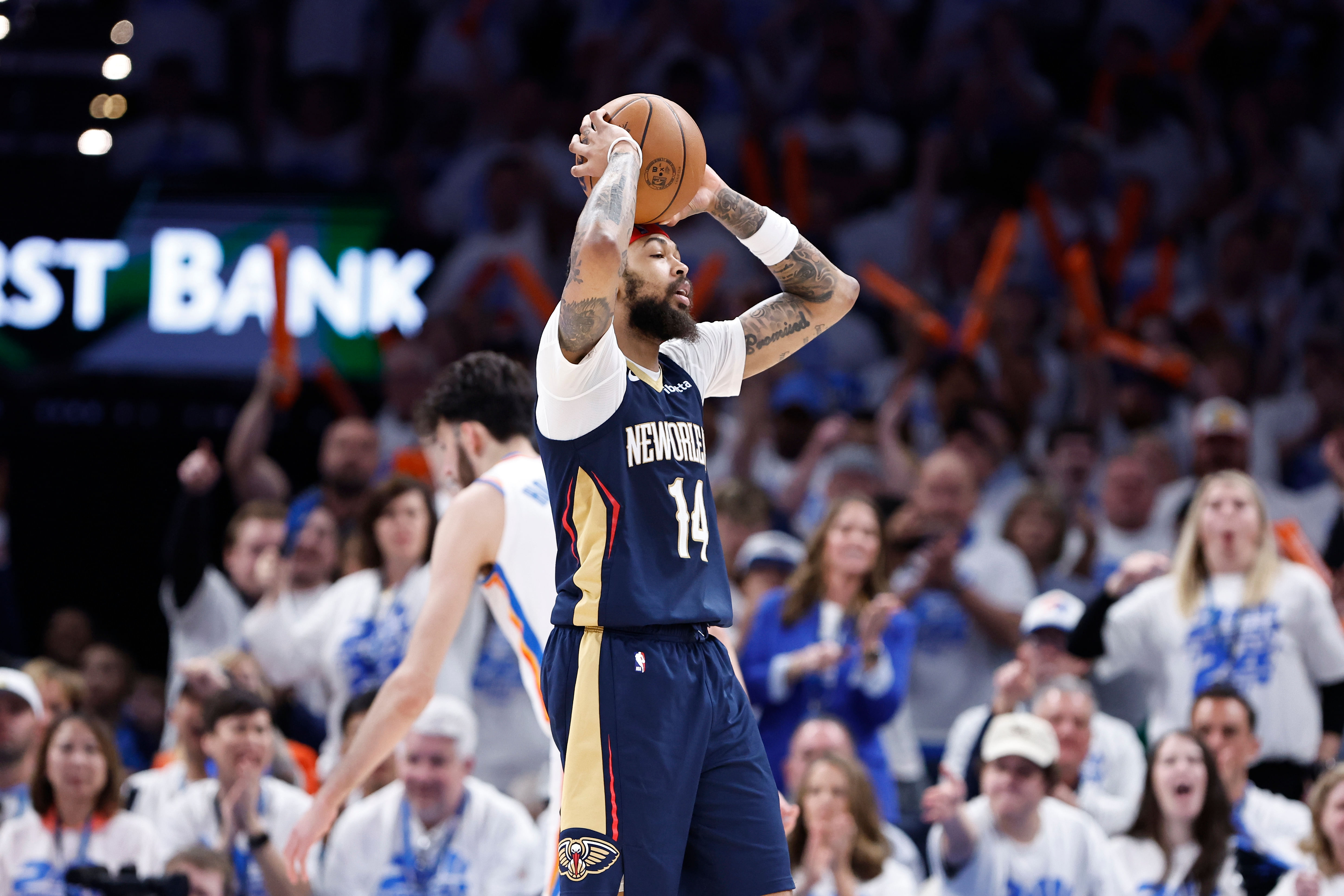 NBA: Playoffs-New Orleans Pelicans at Oklahoma City Thunder - Source: Imagn