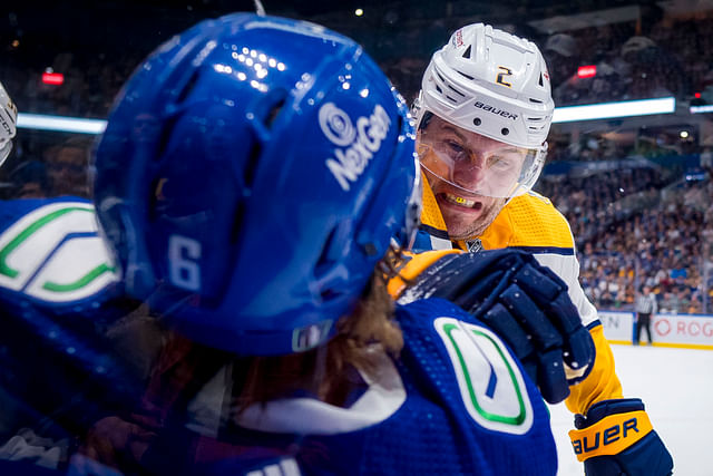 NHL: Stanley Cup Playoffs-Nashville Predators at Vancouver Canucks - Source: Imagn