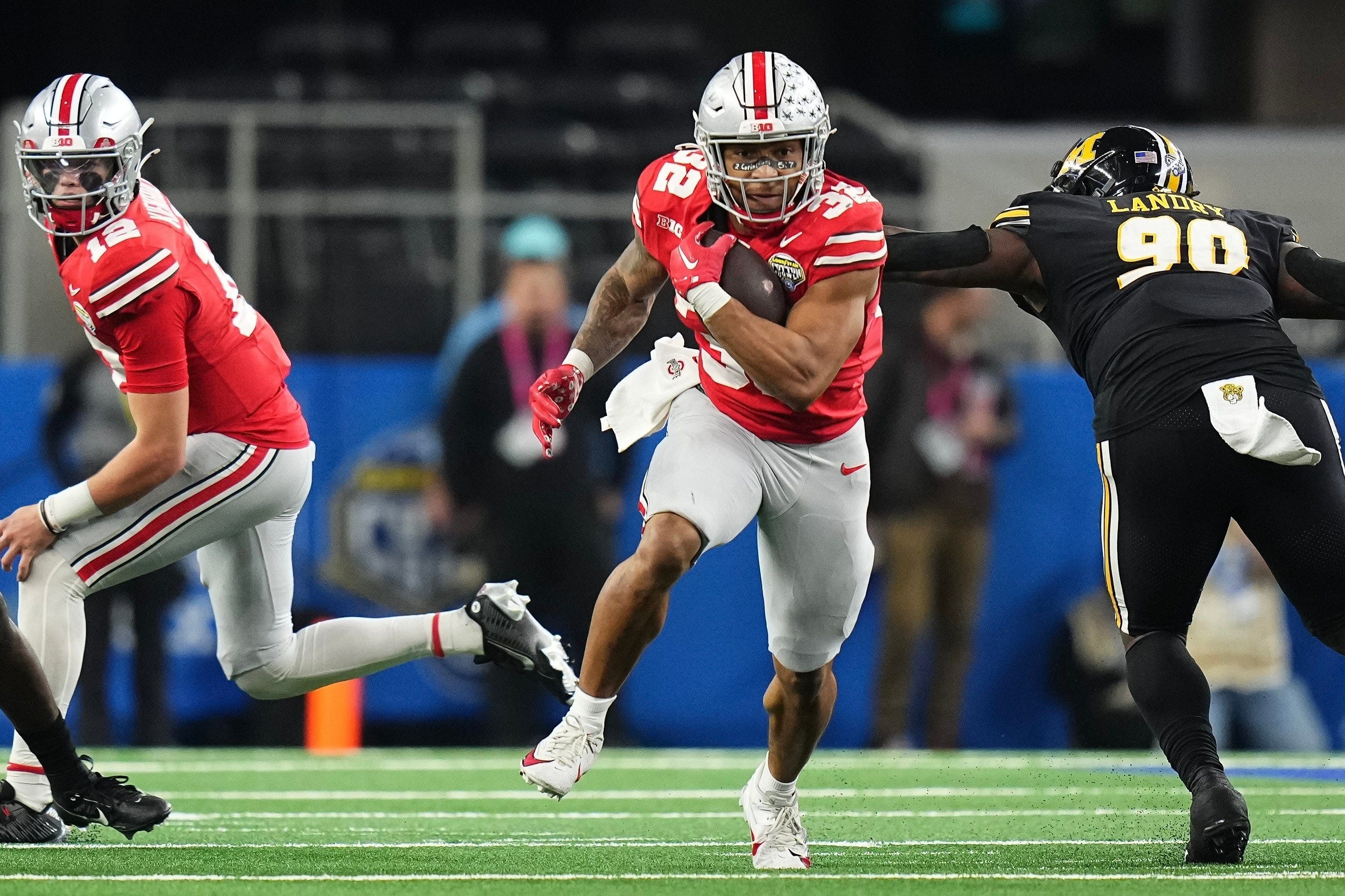 Ohio State running back TreVeyon Henderson - Source: Imagn