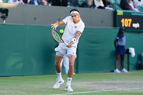 Alejandro Tabilo at Wimbledon 2024. (Photo: Getty)