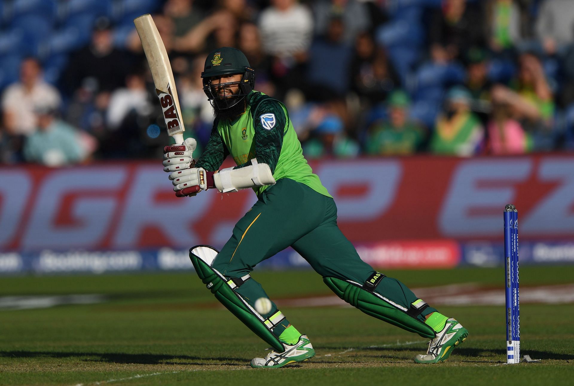 Hashim Amla batting during the 2019 World Cup (Image Credits: Getty Images)