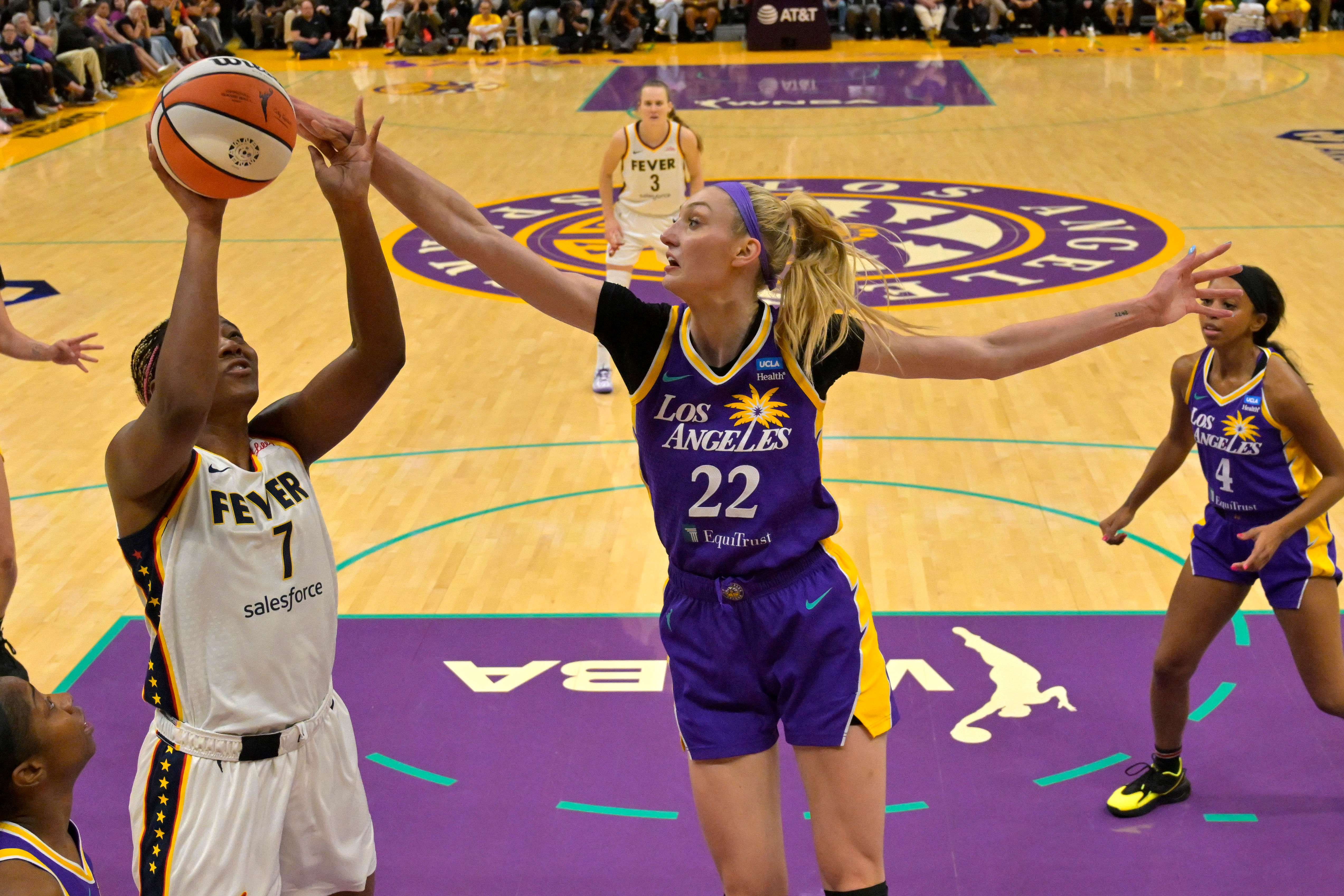 LA Sparks forward Cameron Brink