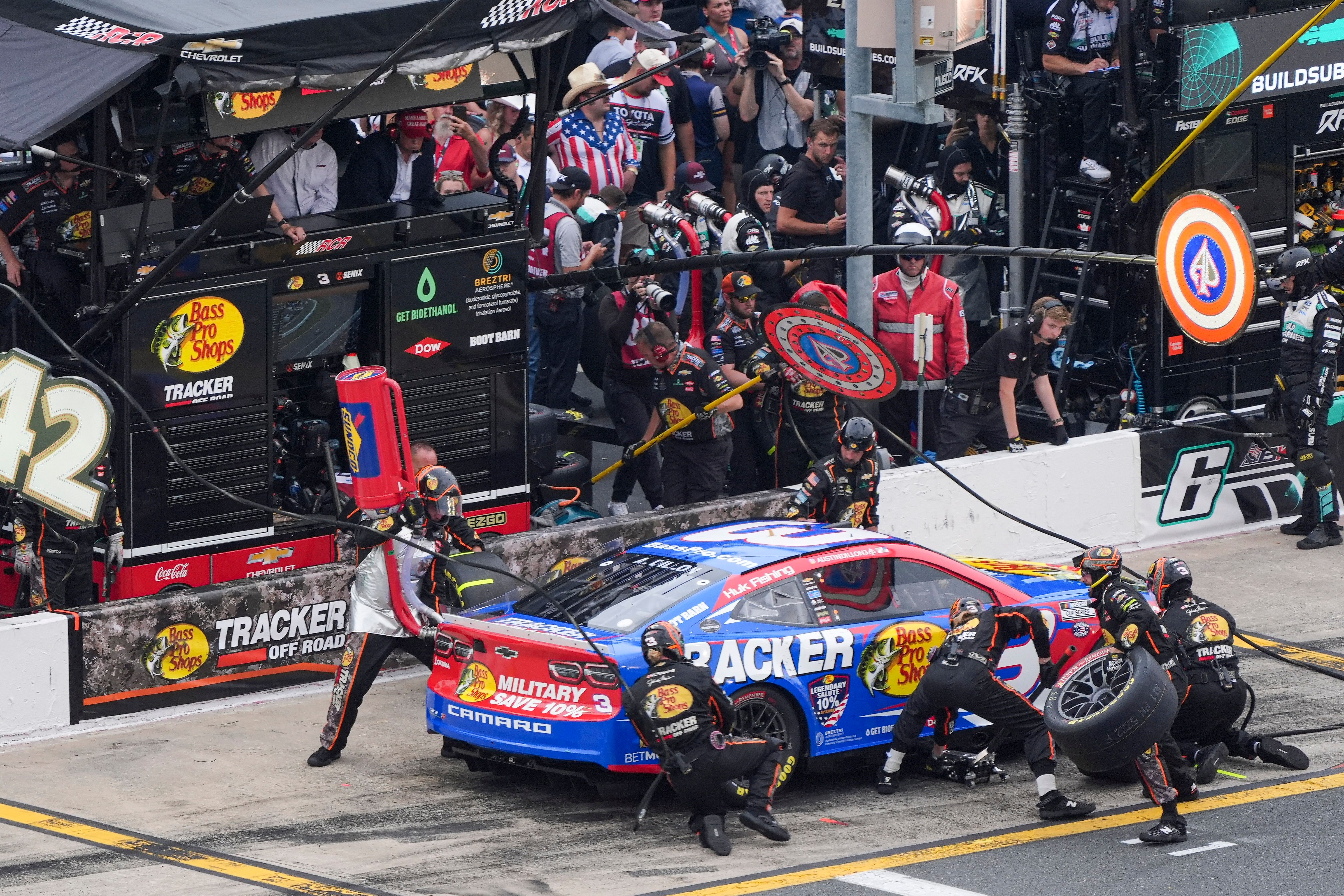 RCR camp keeping spirits up as their pitcrew celebrate new NASCAR