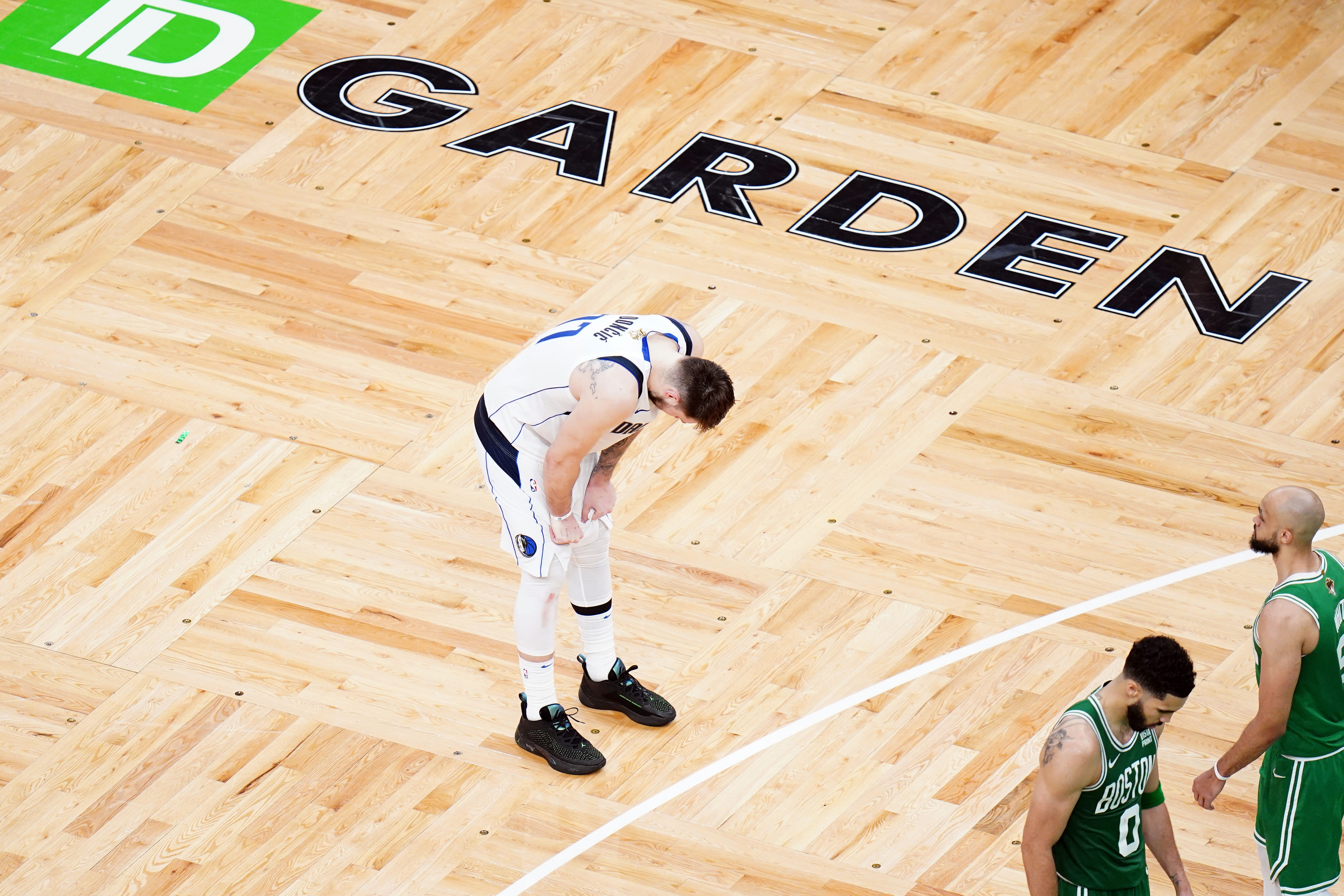 Dallas Mavericks' Luka Doncic vs. the Boston Celtics at the 2024 NBA Finals - Source: Imagn