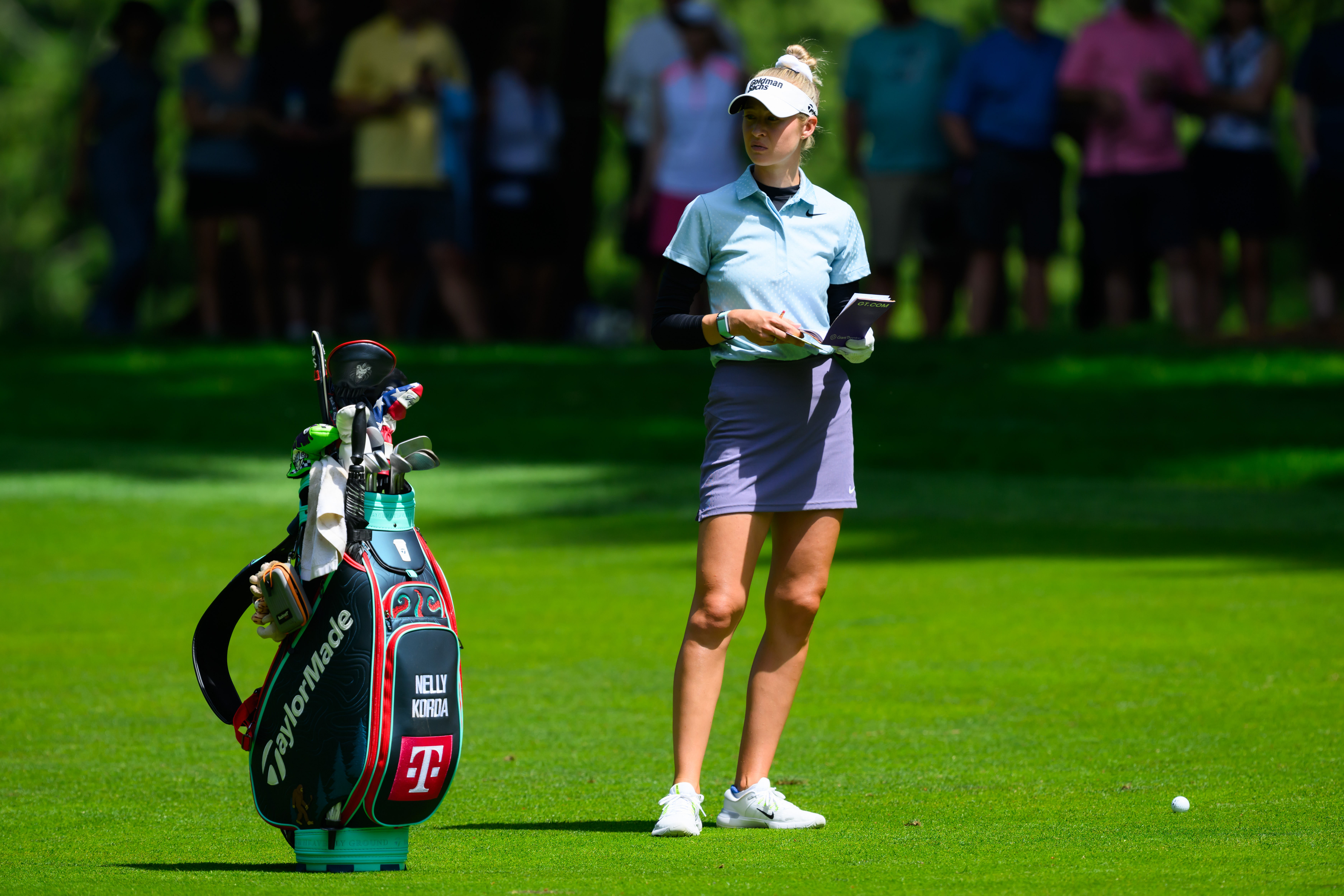 Nelly Korda during Round 2 of the 2024 KPMG Women&#039;s PGA Championship [Image via Imagn]