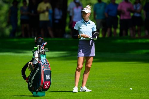 Nelly Korda during Round 2 of the 2024 KPMG Women's PGA Championship [Image via Imagn]