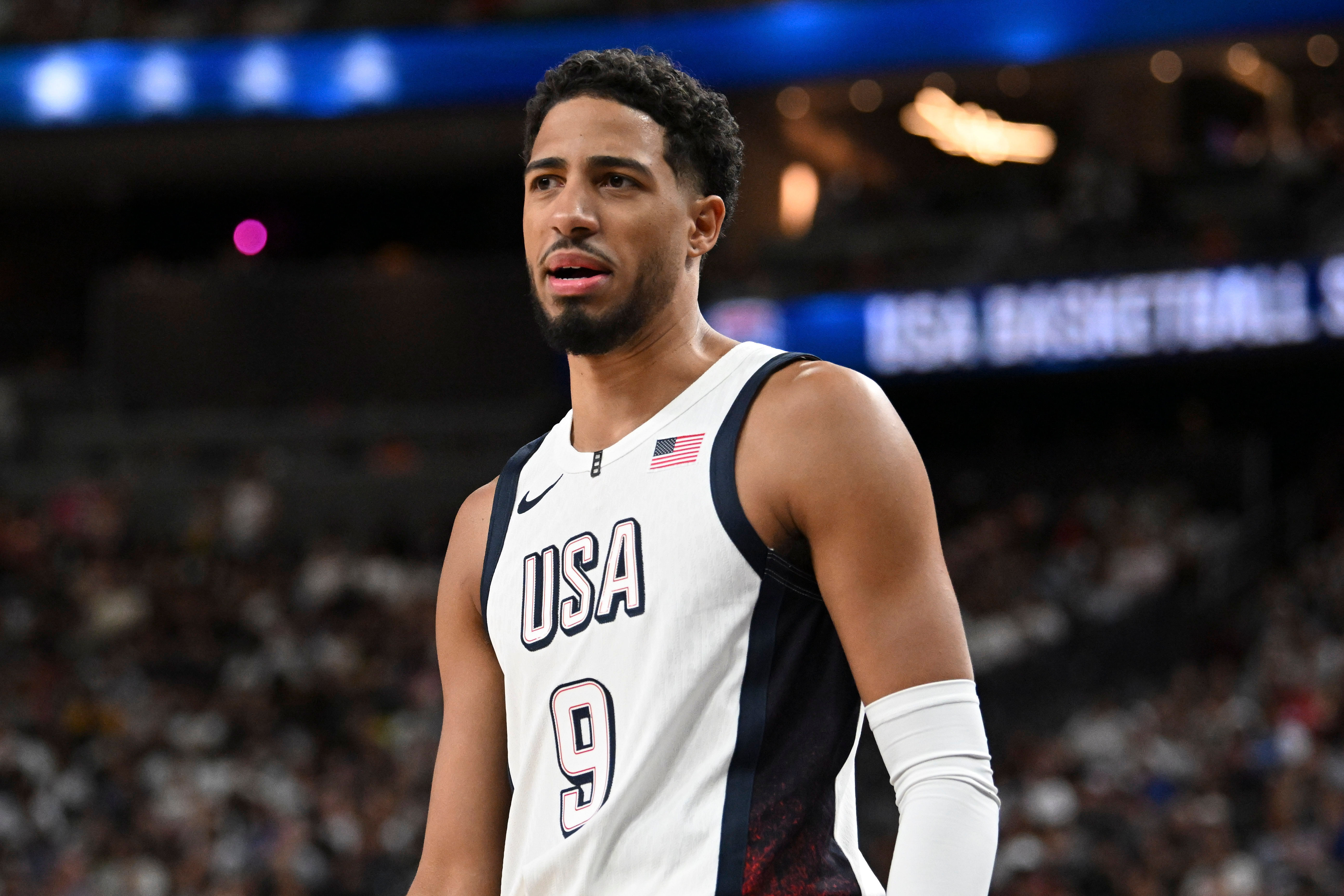 Team USA point guard Tyrese Haliburton (Image credit: Candice Ward-USA TODAY Sports)