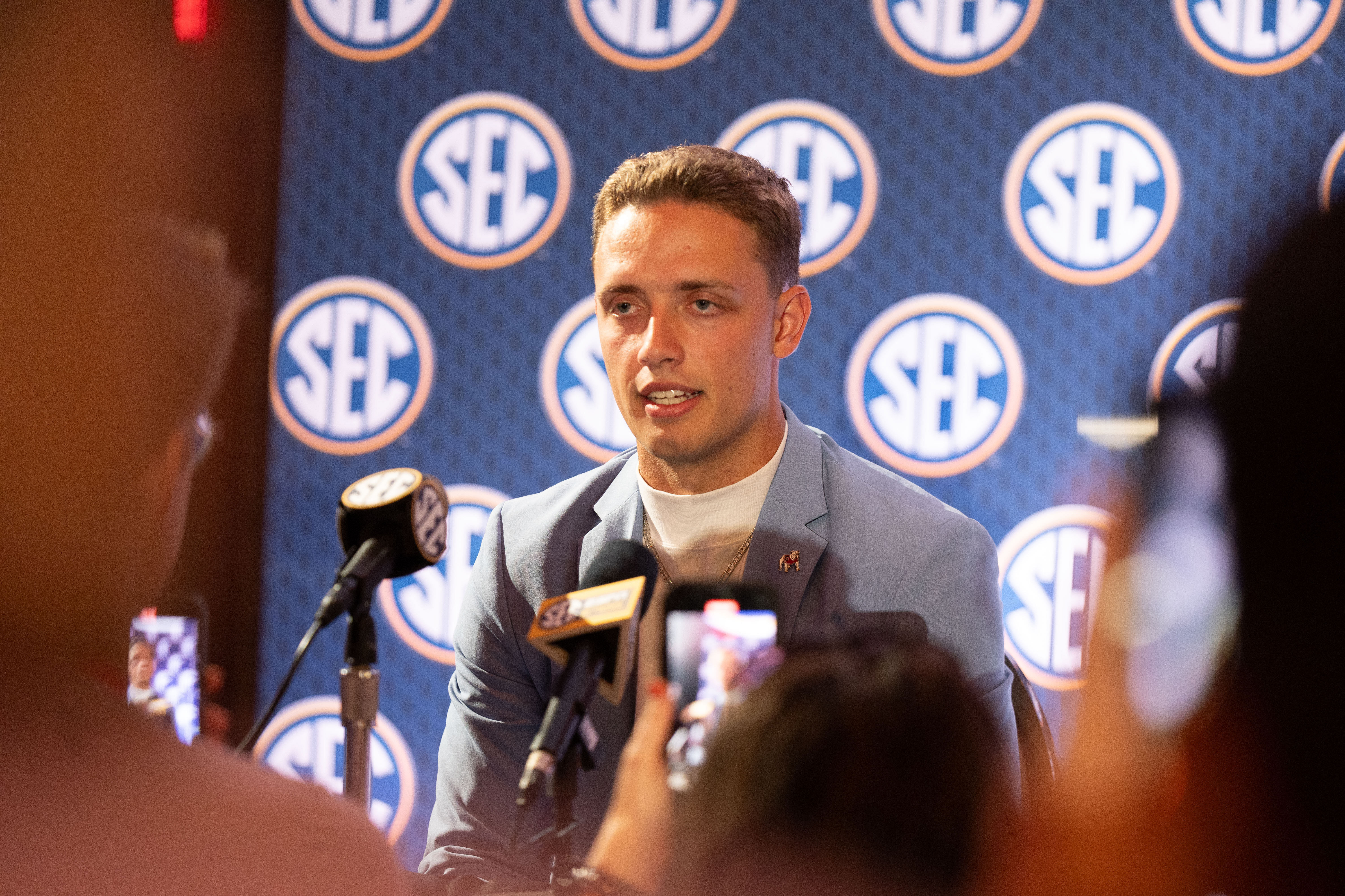 Georgia Bulldogs QB Carson Beck (Source: Imagn)