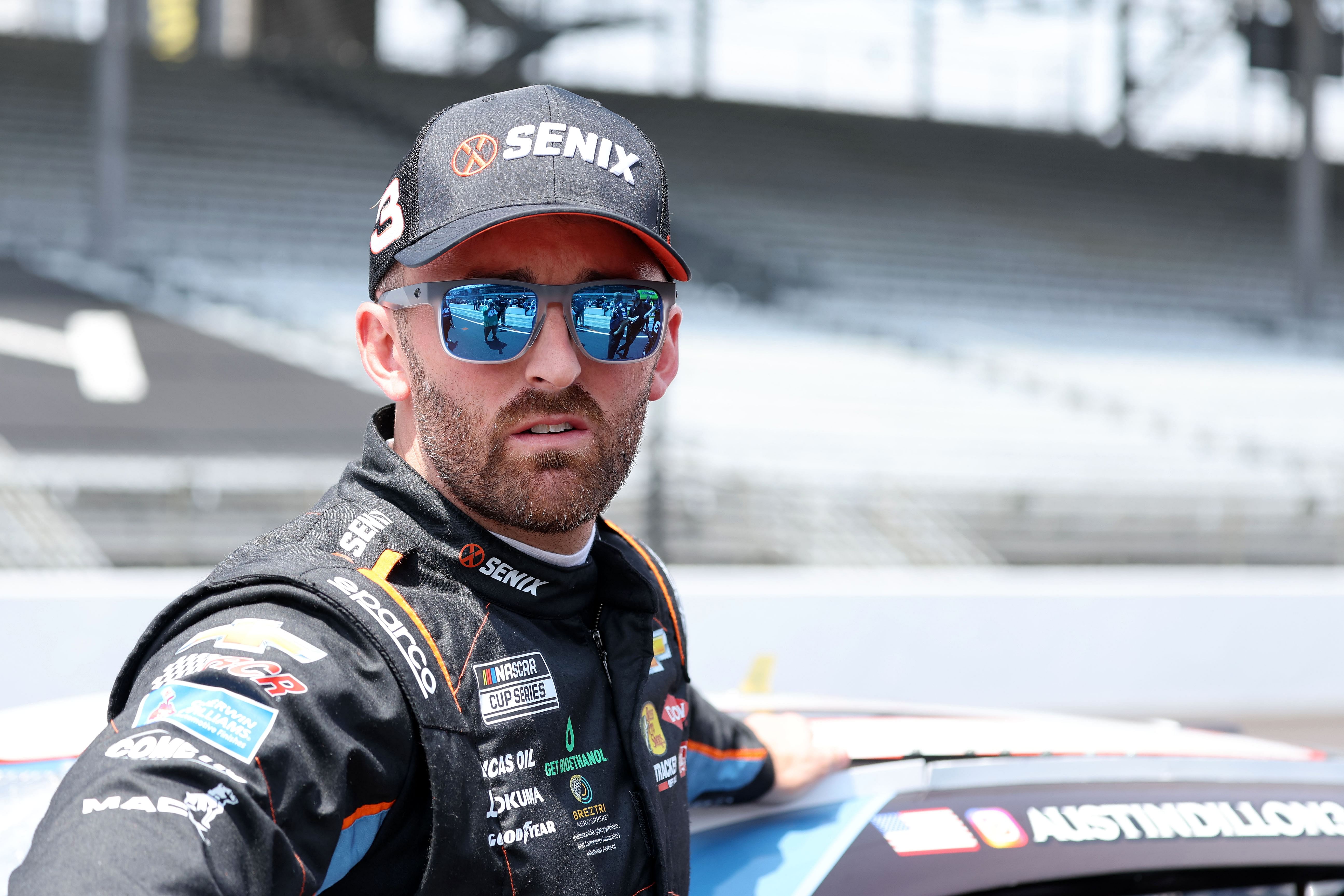 Austin Dillon during qualifying at Brickyard 400 (Source: Imagn)