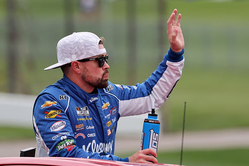 Ricky Stenhouse Jr. before the Brickyard 400 at Indianapolis Motor Speedway (Image Credit: Imagn)