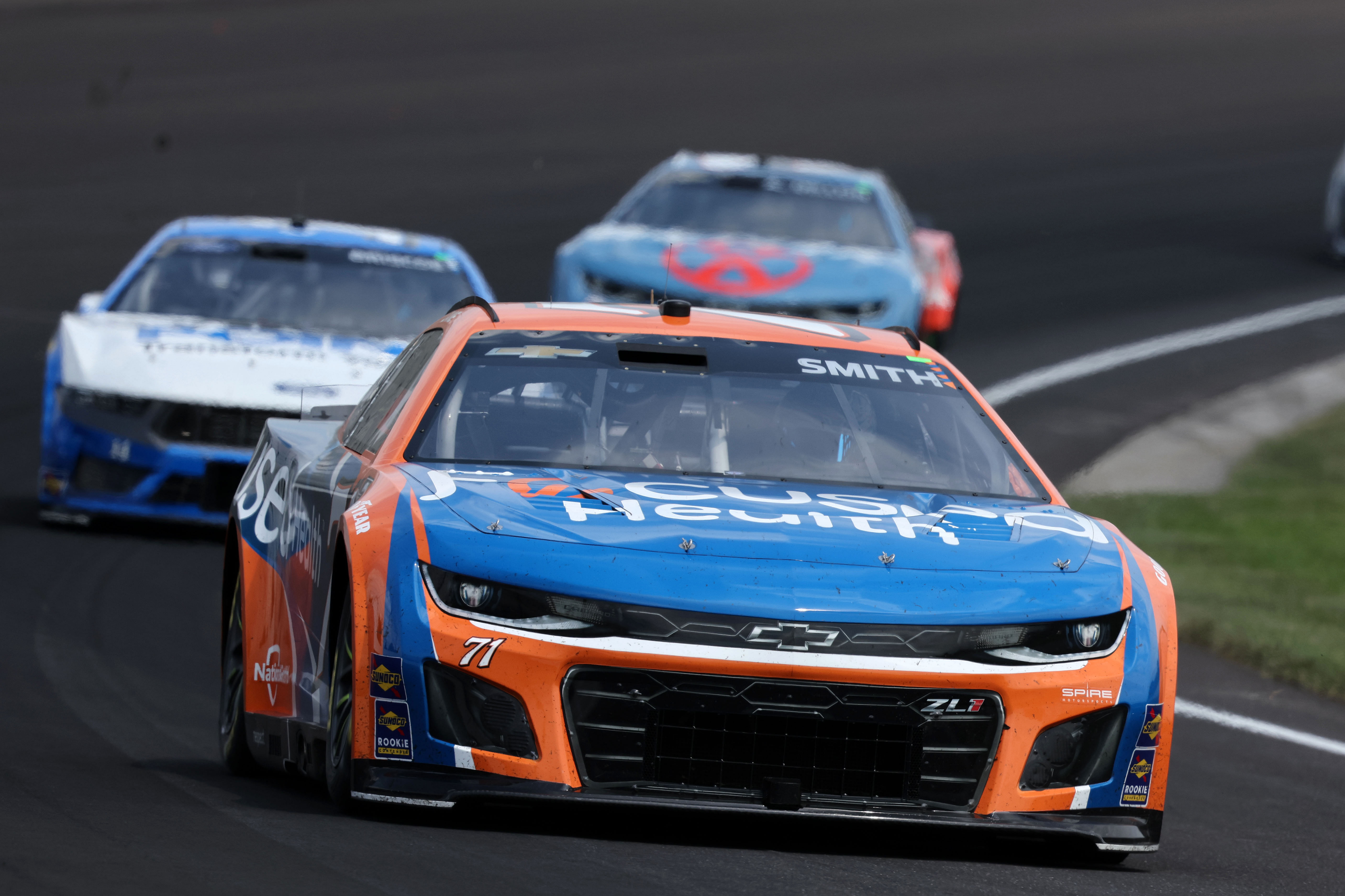 Zane Smith (71) during the Brickyard 400 at Indianapolis Motor Speedway (Credt: Imagn)